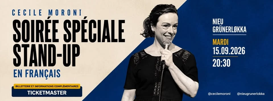 Cécile Moroni: Soirée spéciale stand-up en francais