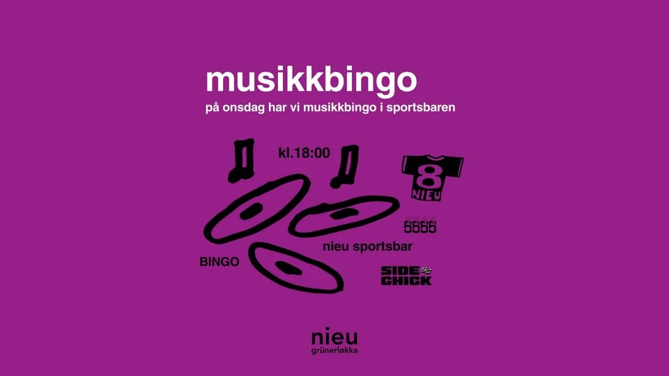 nieu musikkbingo