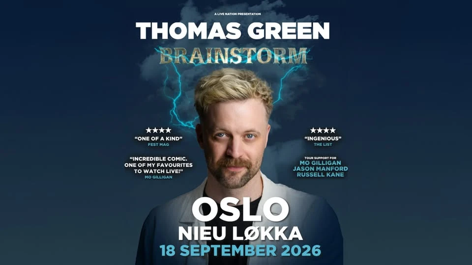Thomas Green: Brainstorm / Nieu Grünerløkka / Pres. av Live Nation